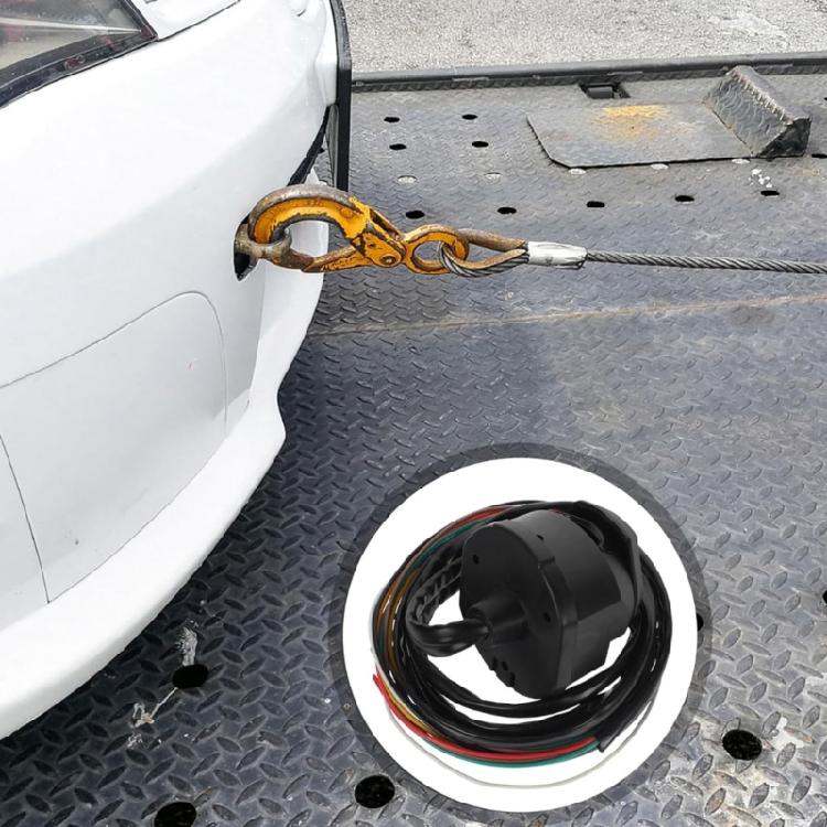 Lightweight 7 Pin Trailer Light Plug Wiring Harness for Convenient Storage & Portability Reliable Electrical Connection