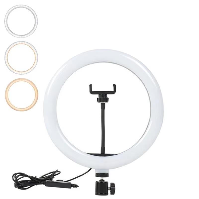 1 Set Dimmable Led Lamp Photography Ringlight 26Cm Led Selfie Ring Light For Phone Video Live Fill Lamp Photo Studio Ring Light