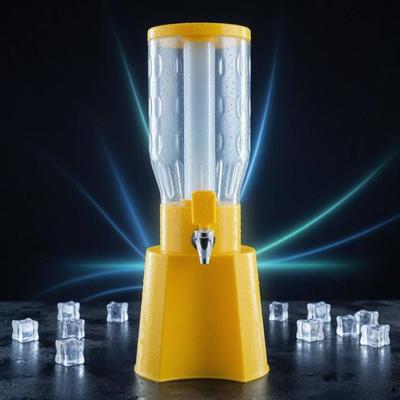 3 L Beer Dispenser 3L Capacity Plastic Vertical Reservoir