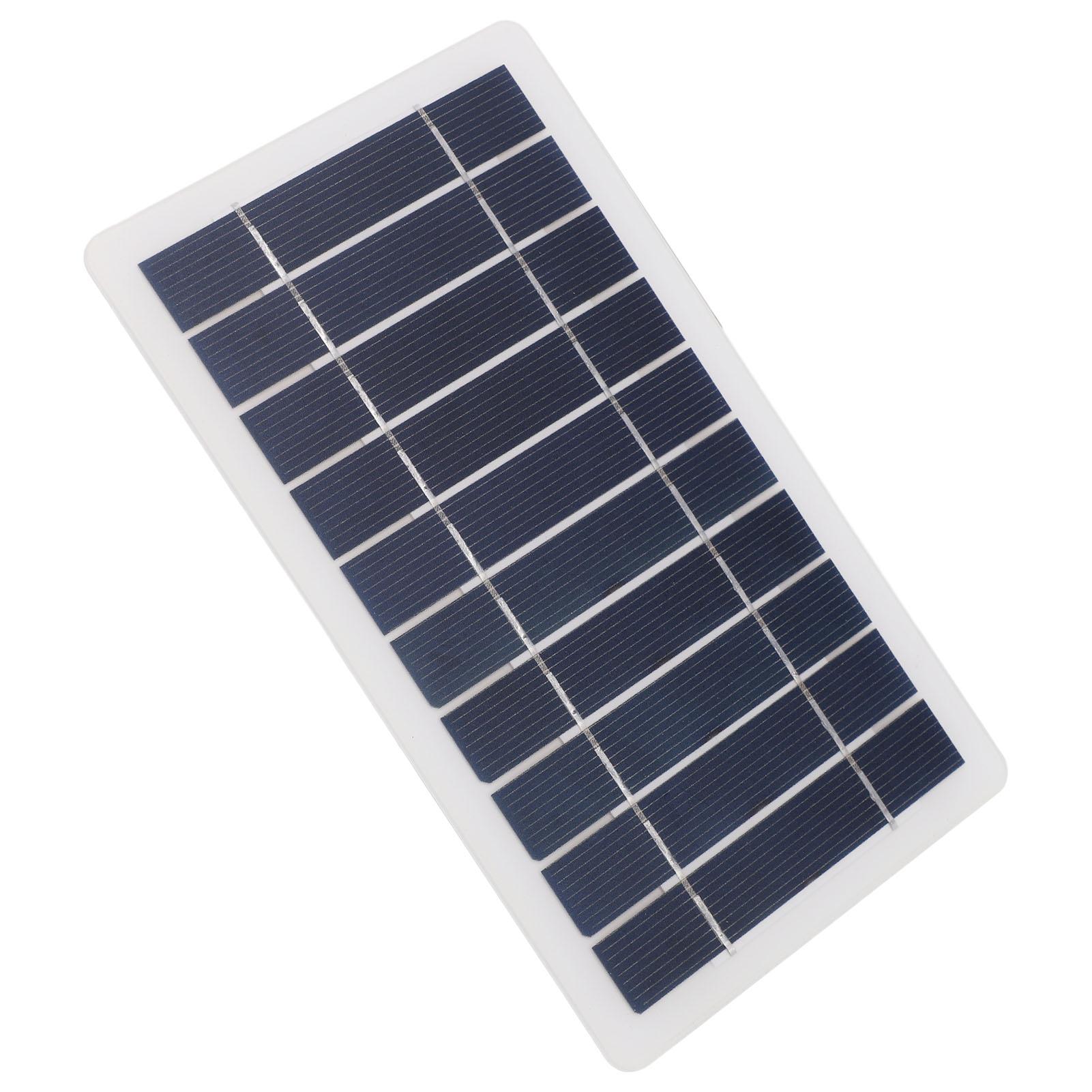 

5W Solar Panel Charger Professional Monocrystalline Silicon High Efficiency USB Solar Panel for Laptop Radio Mobile
