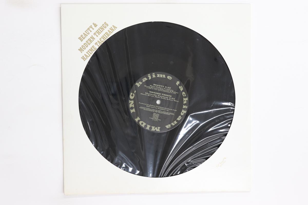 

12inch Record HAJIME TACHIBANA Beauty Modern Things MIS504 MIDI 1986 Japan Japanese PopRock Used