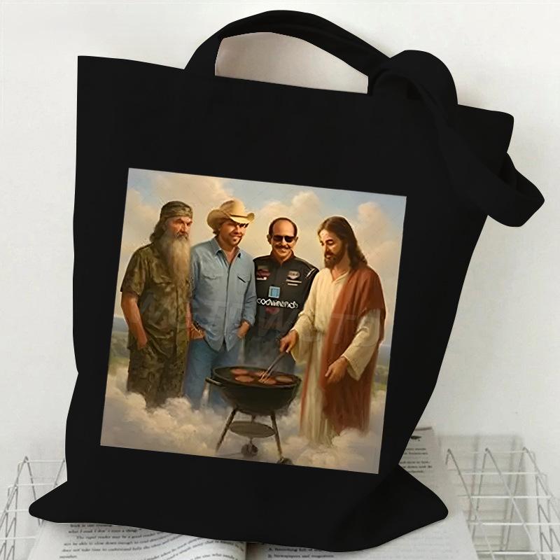 ********** personalized printed canvas bag cross-border leisure men and women commuting portable handbag environmental protection bag