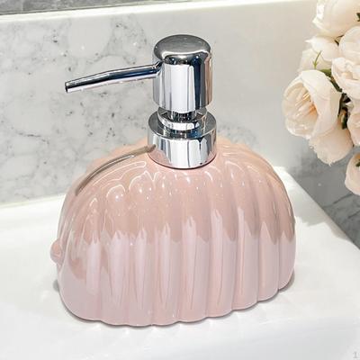 Ceramic Soap Dispenser Dish Refillable Reusable Travel Essentials Pump Bottle