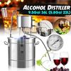12/22/36L Stainless Steel Boiler Copper New Moonshine Distiller Home Alcohol Water Essential Oil Brewing Kit