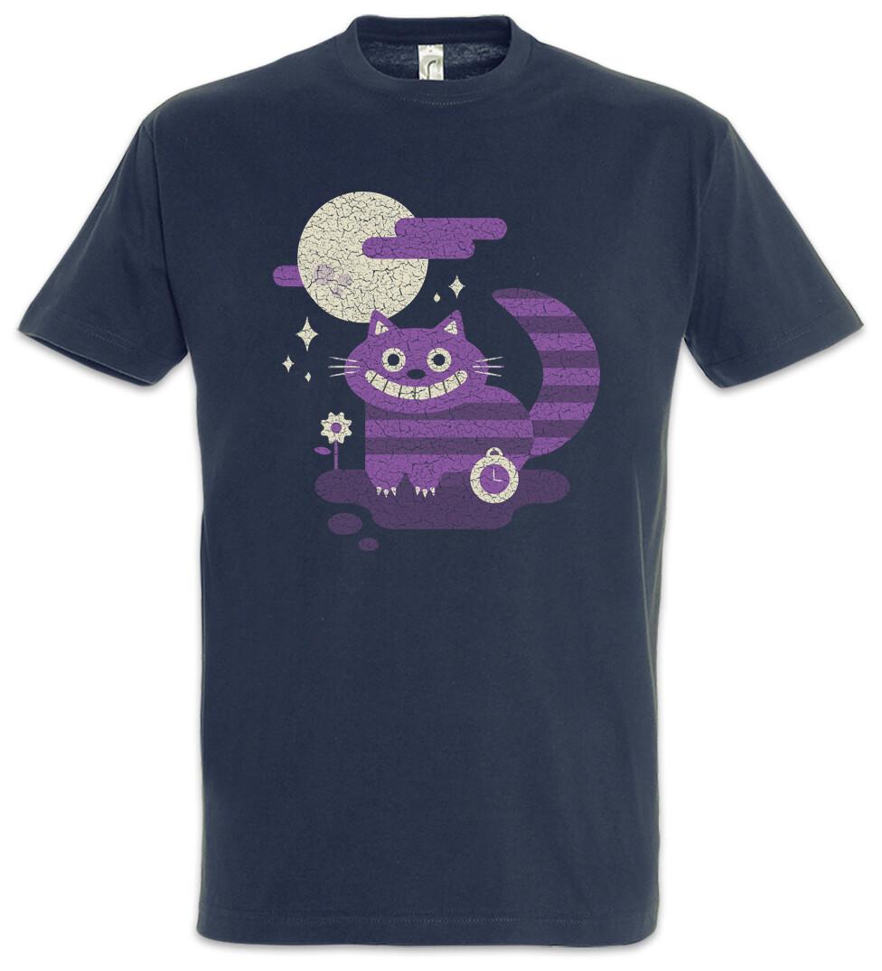 

Cheshire Cat T-Shirt Mens Womens Tees Top Alice in Adventures Cats Wonderland Fun Love S