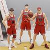 Slam Dunk Handmade Pvc Figure Shanbei Team Standing Sakuragi Hanamichi Rukawa Kaede Mitsui Hisashi Anime Desktop Ornament 17cm