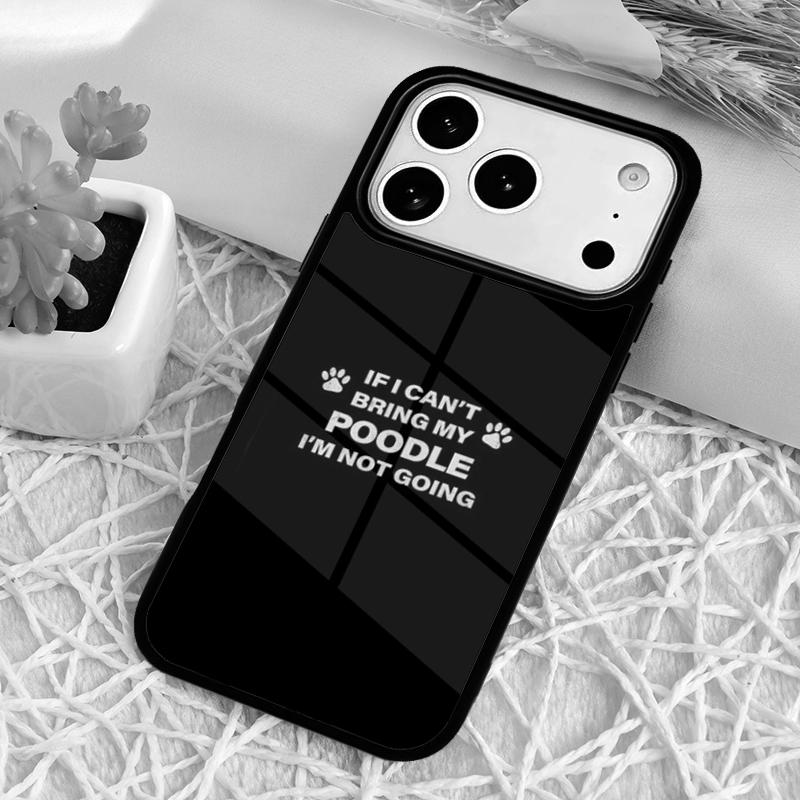 I Love My Poodle Phone Case for iPhone 17 Air 16 15 11 12 14 13 Pro Max Shockproof Cover