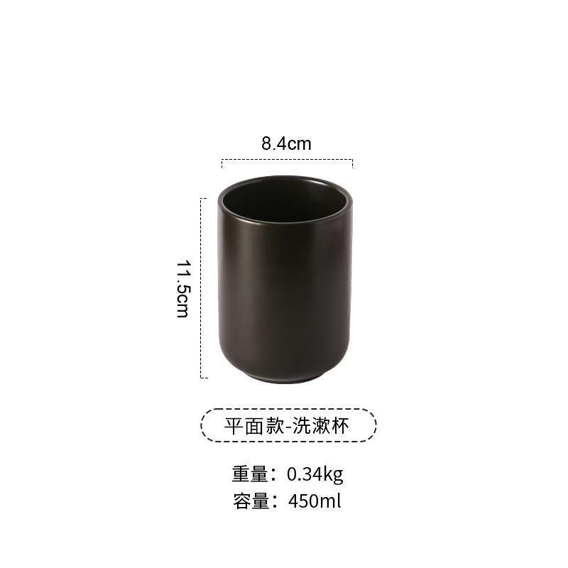 Creative Ceramic Toothbrush Holder Rinse Cup Bathroom Accessories Home Ceramic Rinse Cup Toothbrush Holder Hotel Home Decoration
