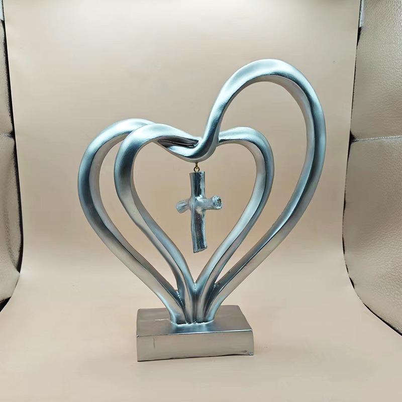 Love Desktop Ornaments Modern and Simple Office Desk Decorations Resin Handicrafts Ornaments Valentine's Day Gifts