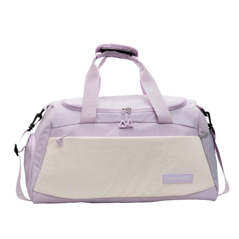 Fashion large-capacity portable travel bag, women's lightweight universal short-distance luggage storage bag, men's sports oblique span fitness bag