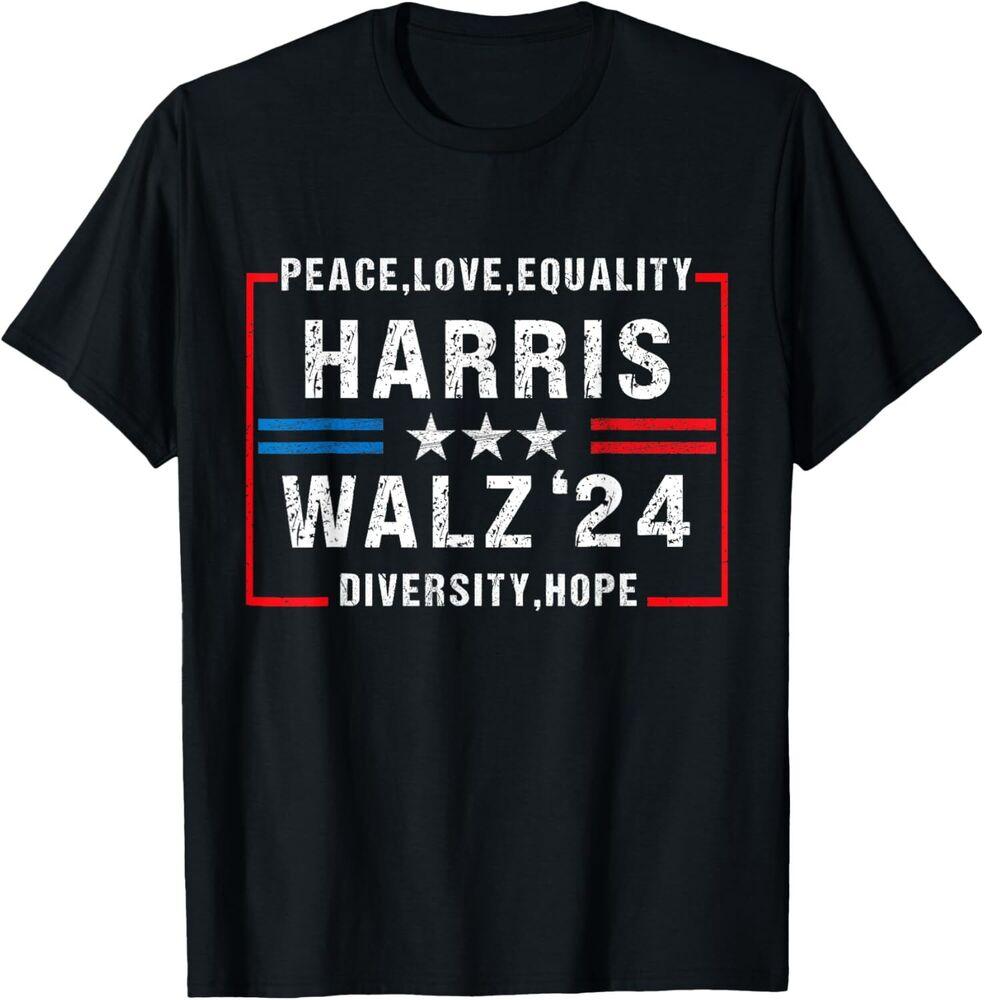 Harris Waltz 2024 Election Kamala Harris Tim Walz Waltz 2024 T-Shirt Unisex T-Shirt XL