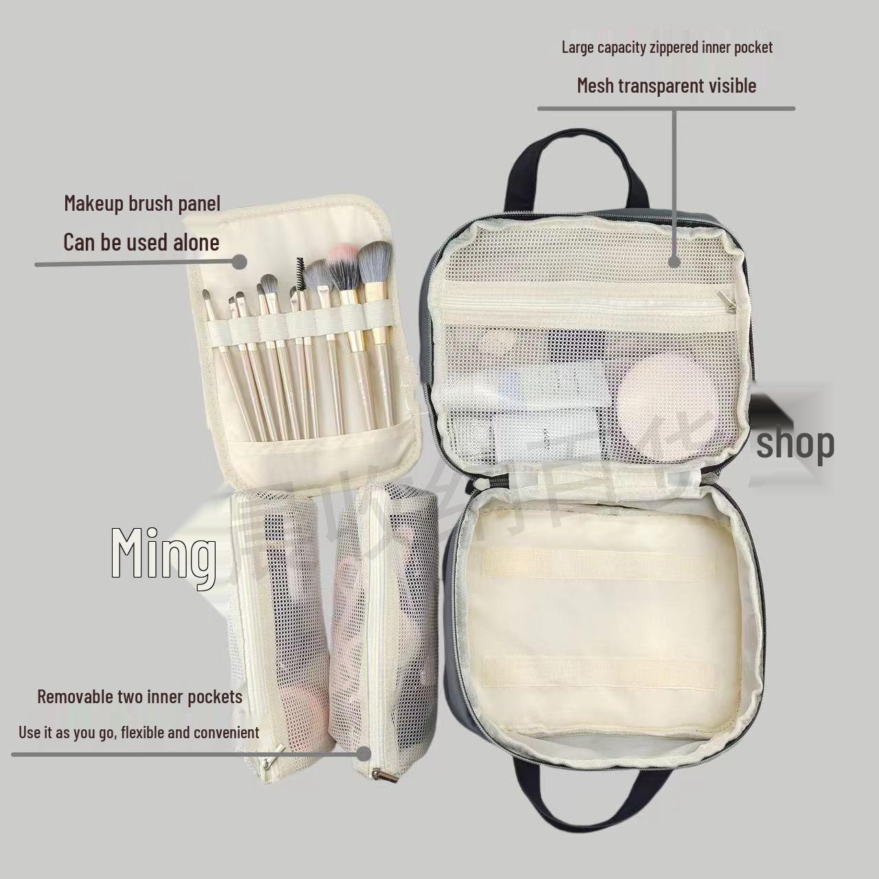 

Luxury Women s Multi-layer Makeup Bag: Spacious, Portable, Fashionable, Dirt-Resistant Travel and Storage Solution.
