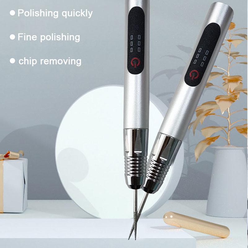 Electric Grinding Pen Adjustable Speed Engraver Small Grinding Machine Mini Tool Set DIY Jade Engraving Pen Polishing Pen