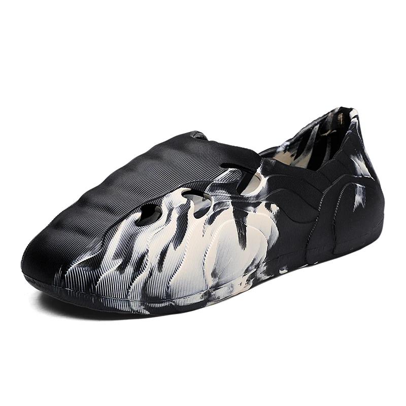 Moda Estiva Pantofole da Uomo Sandali Zeppa Camouflage Scarpe da Giardino Esterno Pantofole Comode Infradito Scarpe Casual da Casa per Coppia