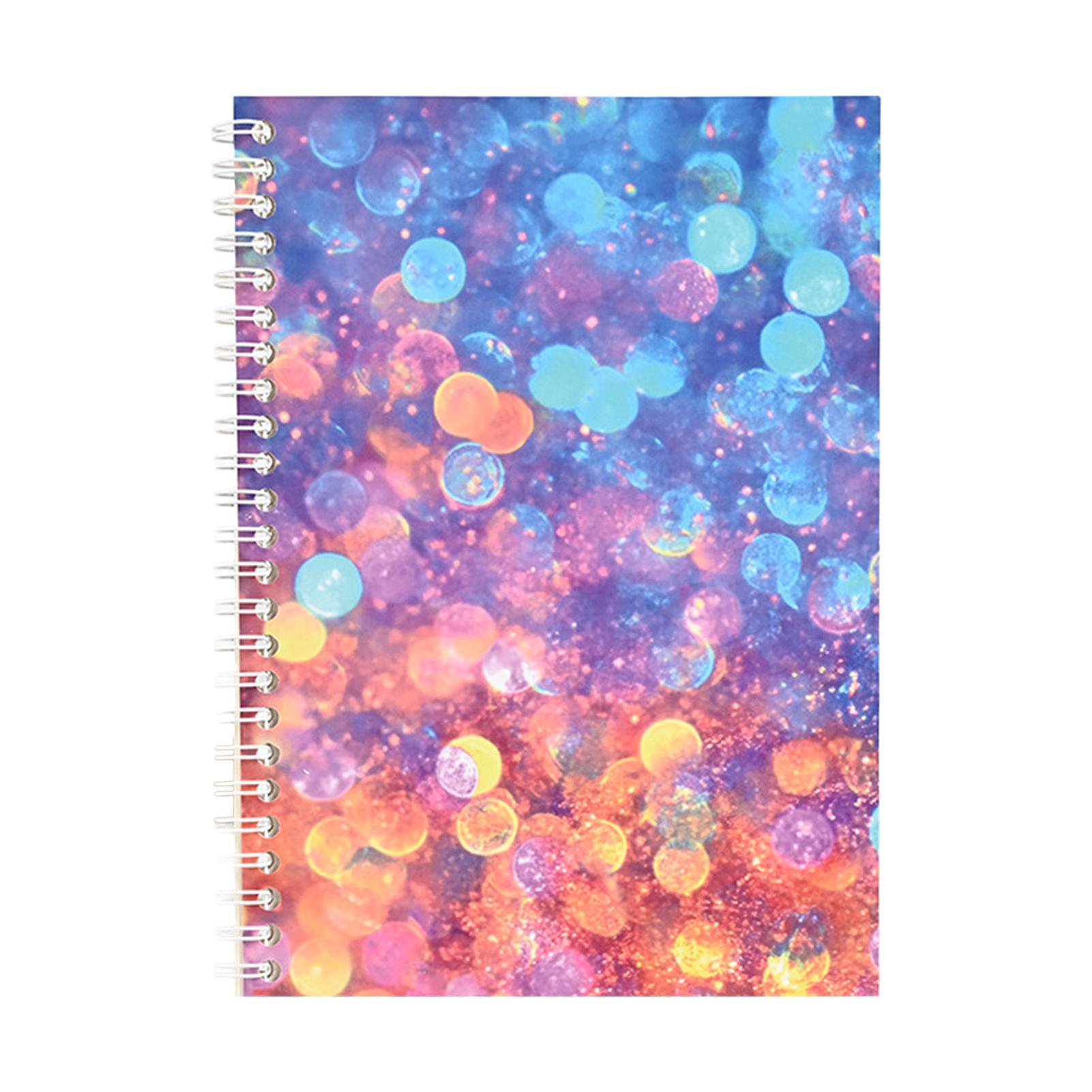 

Double Sided Release Paper Notebook Binder with Thick Loose Leaf Sheets for Scrapbooking Sticker Organization Creative Planning