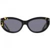 Womens/Ladies Crescent Fawn Cat Eye Sunglasses