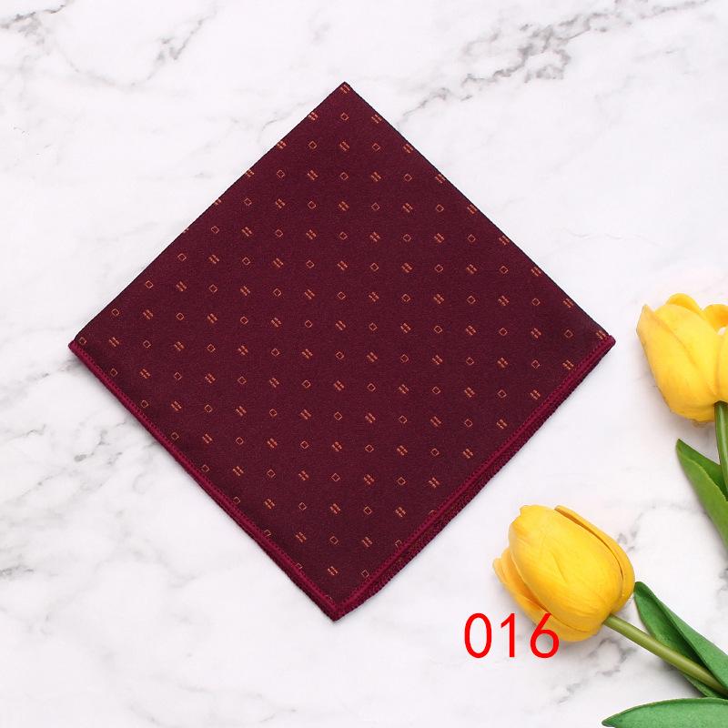 Men'S Pocket Towel Polyester Suit Dress Chest Towel Multi-Color Handkerchief Geometry Square Towel Source Sales