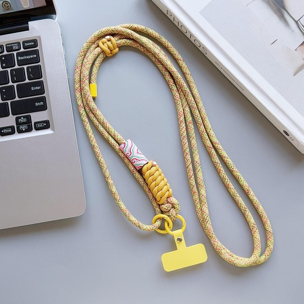 Korea Universal Adjustable Phone Lanyard Strap Mobile Phone Hanging Rope Neck Straps Anti-lost Lanyards Cell Phone Accessories