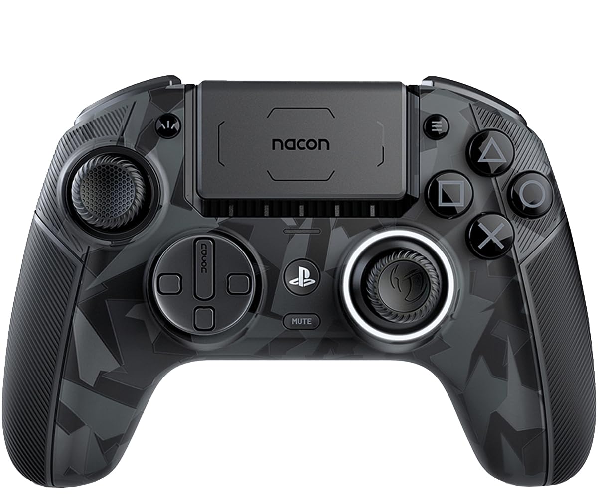 

Ліцензований контролер NACON REVOLUTION5 Pro з однорічною гарантією [] [Продукт SONY] (Камуфляж чорний) [Сумісність PS5, PS4, ПК] (PS5RP5JPURBAN)