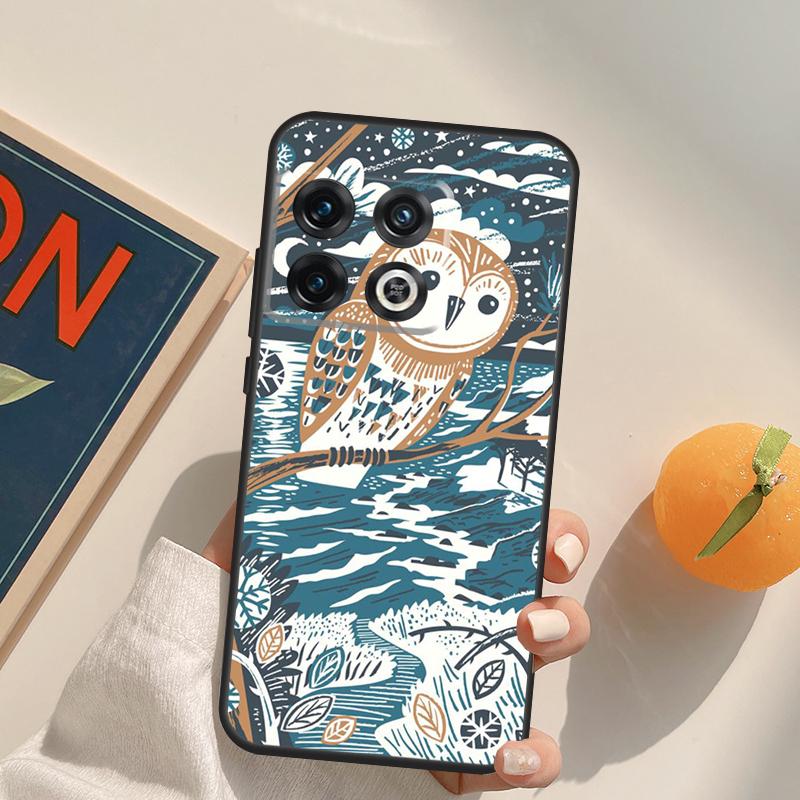 Cute Owl Cartoon Case For OnePlus 15 13 12 11 13R 12R 10T 8T 13T OnePlus Nord 5 CE 3 2 4 Lite N20 N30 Cover