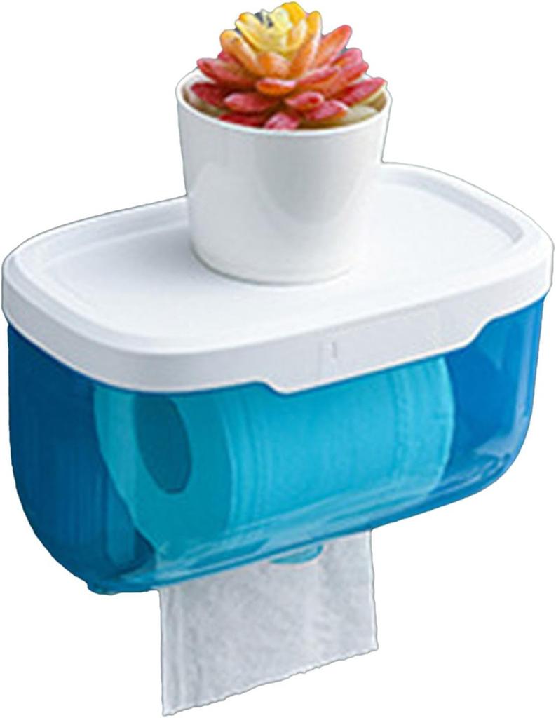 Waterproof Storage Bathroom Storage Box Toilet Paper Storage Rack Punch - Free Wall - Mounted Paper Roll Holder