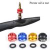 Bicycle Inner Tube Presta Replacement Law Mouth Nut Tire Nozzle Bike Lock Nut Wheel Tire Valves