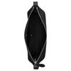 Coach MOTT 33 Buchstabenlogo Schultergurt verstellbar Rindsleder Umhängetasche Crossbody Schultertasche Große Größe Unisex Paar Stil Schwarz
