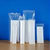Double Layer Thick 0.16mm PE Plastic Transparent Bags Reusable Zipper Pocket Food Accessory Storage Packaging Pouchs Waterproof Dustproof Sealed Bags