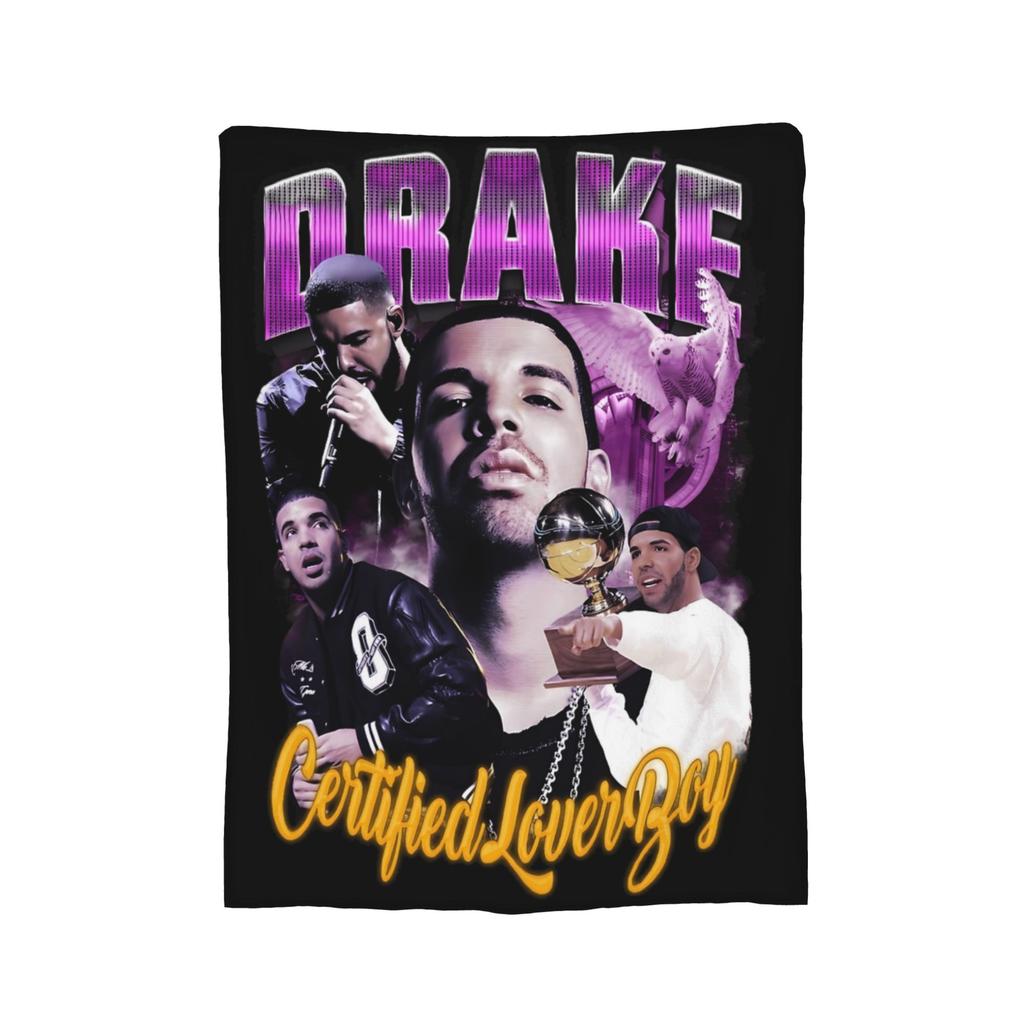 Rapper Drakes Blankets Fleece All Season  Breathable Warm Throw Blanket for Home Couch Bedspread