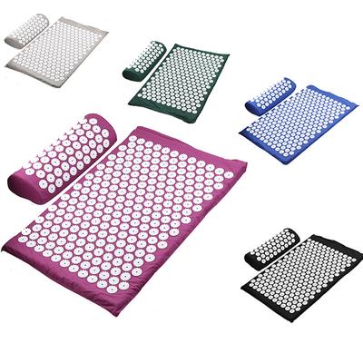 Lotus Massager Kissen Spike Matte Zurück Schmerzen Home Fitness Lindern Stress Gym Akupunktur Yoga Matte Entspannung Kissen Körper