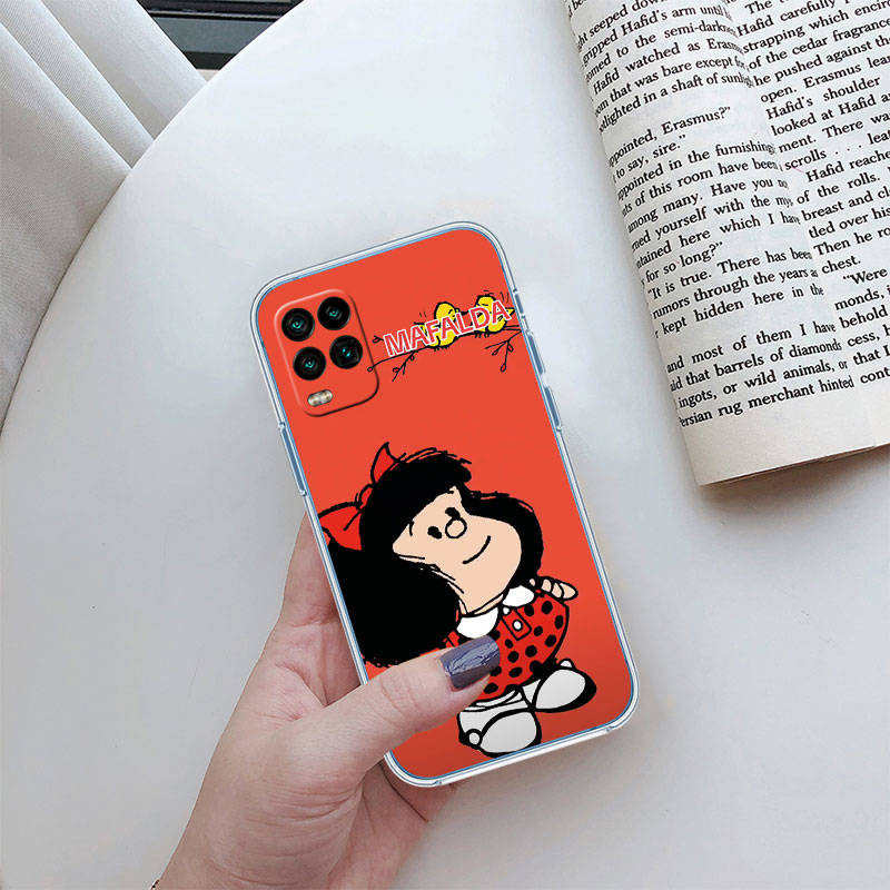 

JO38 Чохол для телефону Мафальда для Motorola G34 G32 G31 G14 G84 G62 E32 G24 G72 G71 G73 G85 G200 G60S G60 G52 G51 G50 G42 G41 G32 G30 Moto G72 шкіра буйвола