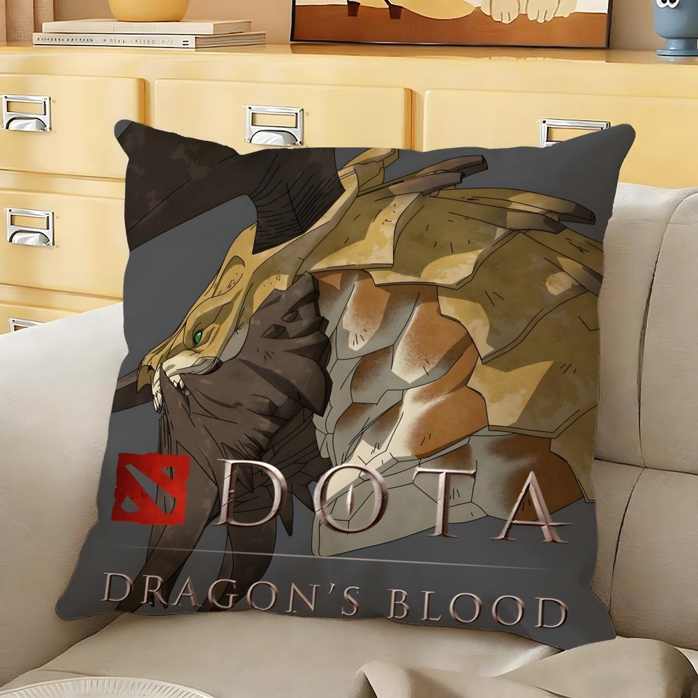 

DDota DDragons BBlood Cushion Cover Soft Durable Reversible Pillow Cover Home Car MultiScene Daily Comfort Pillowcase 30X30cm