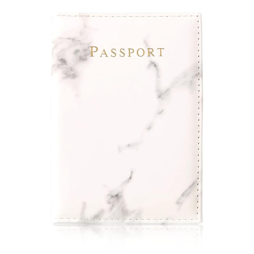 Pu Leather Passport Cover Simple Letter Plane Pattern Men Women Travel Wedding Passport Covers Holder Fashion Wedding Gift