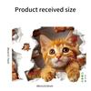 Cute Cat Wall Sticker Removable Adhesive for Kids Room Nursery Kindergarten Home Decor Wall Decals