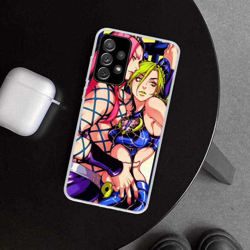 JoJo's Bizarre Adventure Jolyne Cujoh Phone Case Cover for Samsung Galaxy A12 A22 A32 A52 A72 A02S A51 A50S A31 A20S A10S Note 2