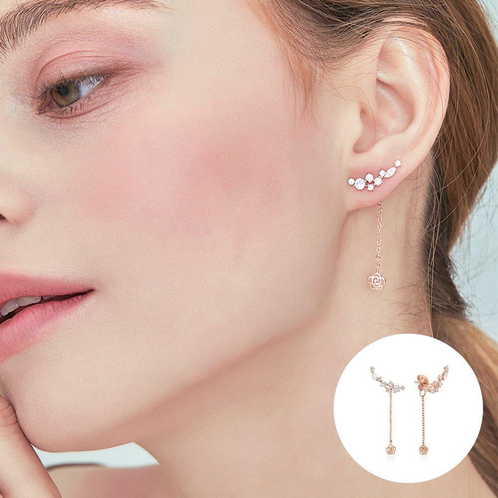 [Rosemont] Silver Earrings Rc0015