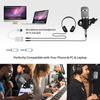 FUNFANG BM800 Professional Condenser Microphone USB Microphone Studio Recording Broadcast Equipment with Arm Stand