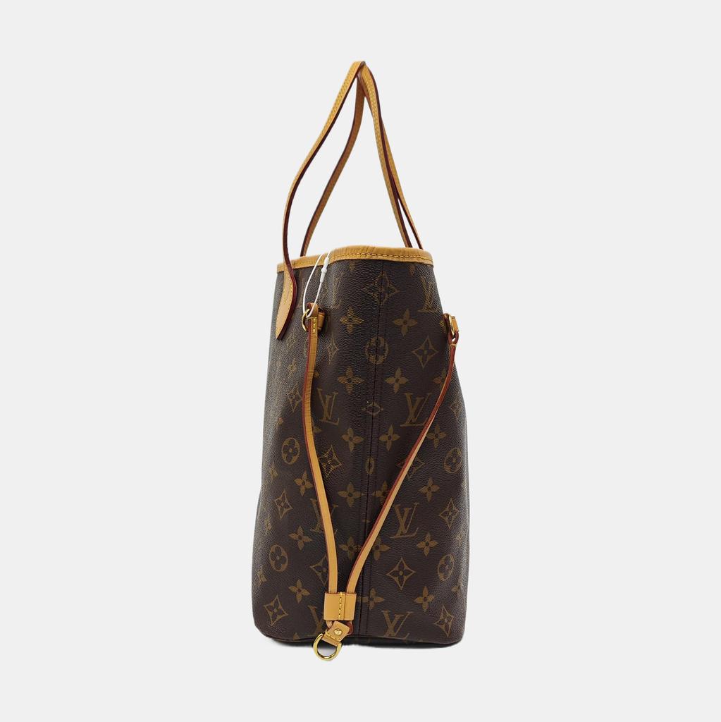[Pre-Owned] Neverfull Mm Monogram Coated Canvas With Leather Trim Tote Bag - Very Good #PW6J6I