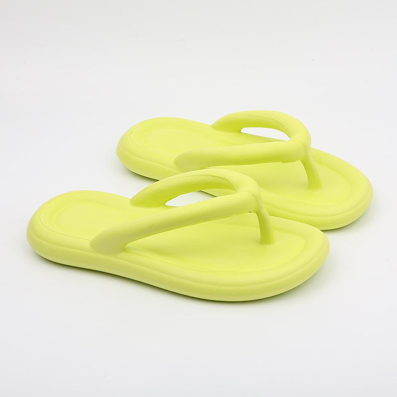 Damen Hausschuhe Flip Flops Flach Leicht Bequem EVA Atmungsaktiv Urlaubsstil Strand Dusche Sommer 5 Farben 36-41