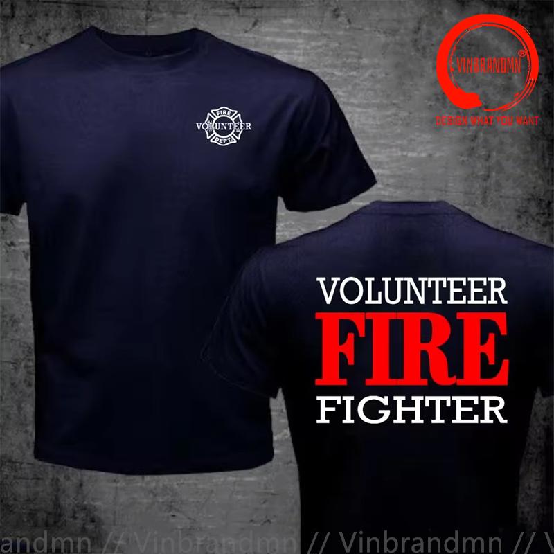 Firefighter Volunteer Classic Design T Shirt Unisex Fashion Trendy Casual Clothing Stylish Tee Shirt Leisure Tshirt Unisexs Tshirt