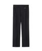 SEOKEY Black Setup Semi-Wide Wool Pants (Unisex)