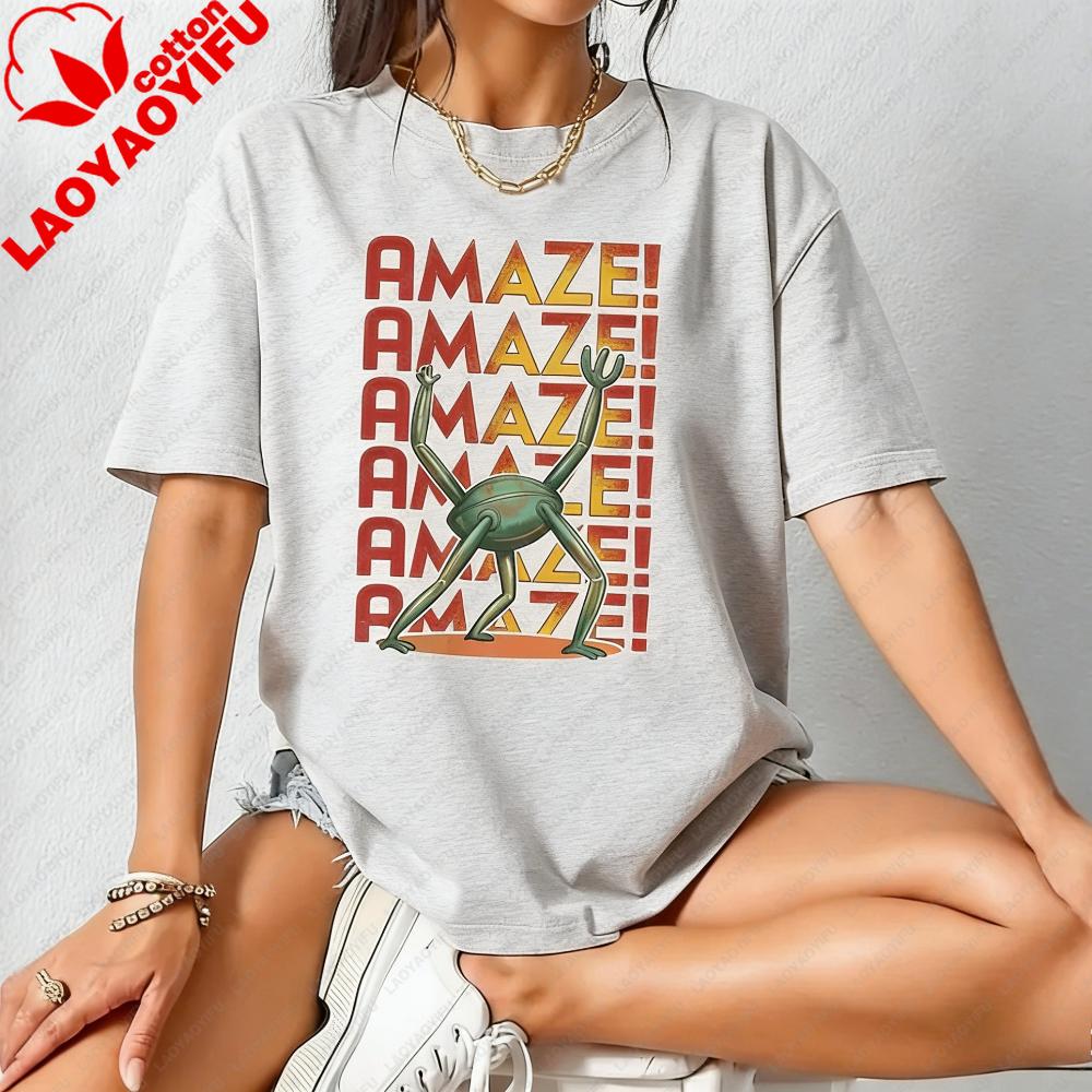 Amaze Amaze Amaze Shirt Project Hail Mary Rocky Inspired Sci Fi Tshirt Retro Style Book Lover Gift TShirt Unisex Unisex Cotton Tops