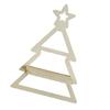 Elegant Wood Christmas Tree Storage Rack Wall Hanging Shelf for Home and Office Decors Candle Display Floating Shelves