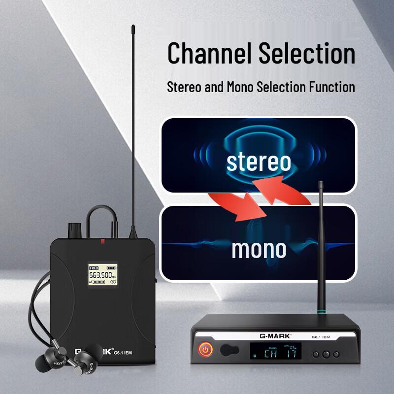 G-MARK G6.1 Stereo Wireless In-Ear Monitor System
