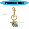 Stylish Ladybugs Keychain With Crystals Rhinestones Alloy Designs For Trendy Accessories