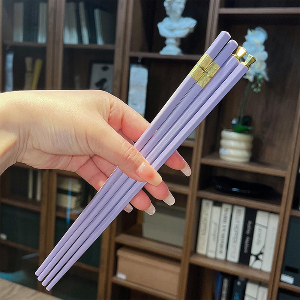 5 paia di bacchette giapponesi antiscivolo di alta qualità coreano home hotel ristorante portatile cibo sano bastone per bacchette di sushi