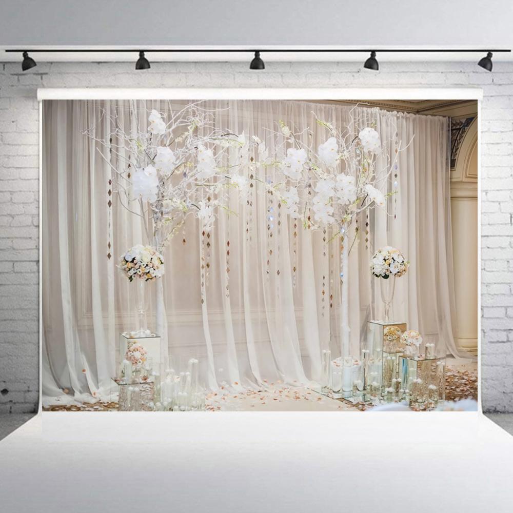 Fondale Fotografico 2,1x1,5m Floreale Boho – Tenda In Tessuto Poliestere Per Matrimoni, Feste E Decorazione Interni