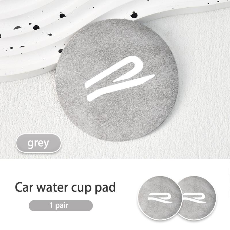 

2026 Hot For Volkswagen VW 2pcs Car Coaster Water Cup Holder Mat Anti-slip Pad Accessories For Volkswagen VW Golf 4 5 6 7 GTI Ti