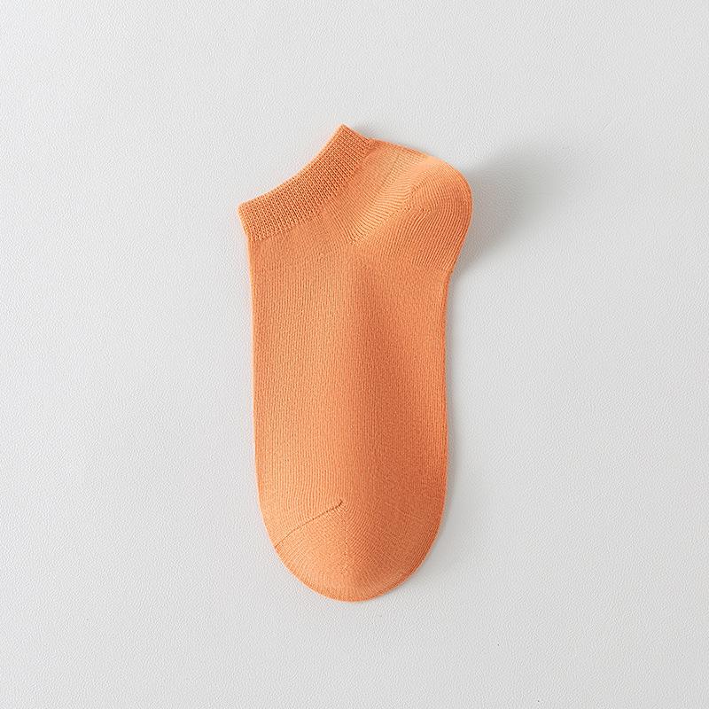 Women's Summer Thin Cotton Non Slip Shallow Mouth Deodorant Sweat Breathable Heel Socks