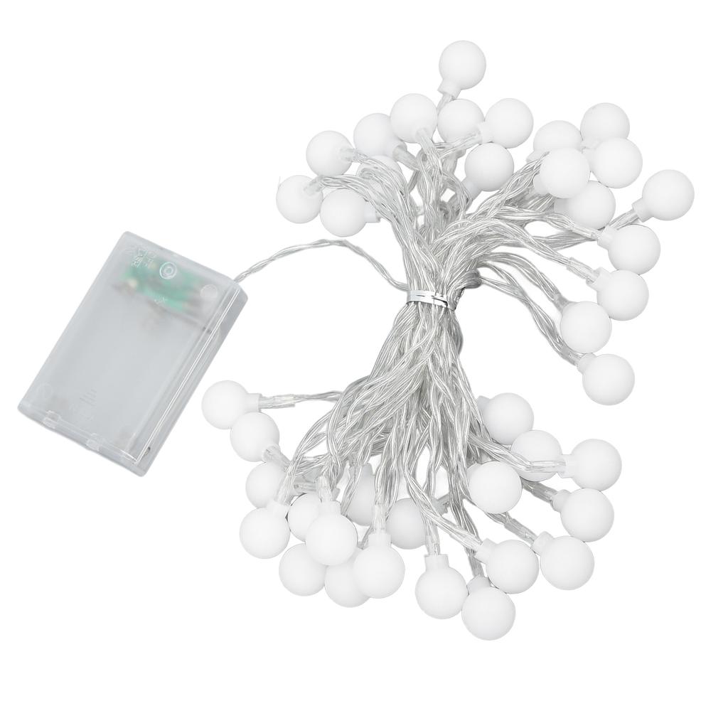 LED String Lights 20ft Waterproof Round String Lights Romantic Ambience Camping String Lights with Two Modes for